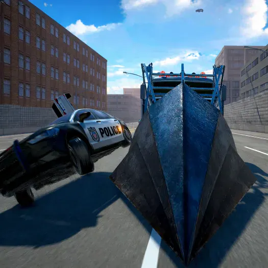 Car Ramp vs Police: CHASE