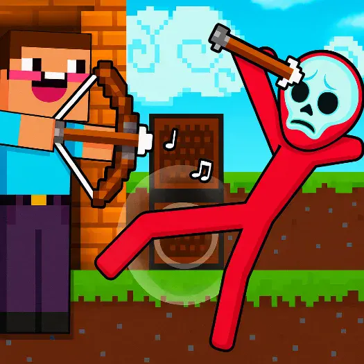 Noob Archer Vs. Stickman Zombie
